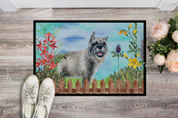 Schnauzer Spring Indoor or Outdoor Mat 18x27 CK1224MAT