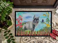 Schnauzer Spring Indoor or Outdoor Mat 18x27 CK1224MAT