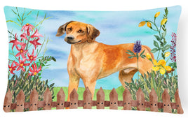 Rhodesian Ridgeback Spring Canvas Fabric Decorative Pillow CK1238PW1216