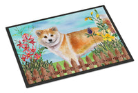 Shiba Inu Spring Indoor or Outdoor Mat 24x36 CK1240JMAT