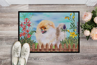 Pomeranian Spring Indoor or Outdoor Mat 18x27 CK1244MAT