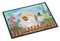 Pomeranian Spring Indoor or Outdoor Mat 18x27 CK1244MAT