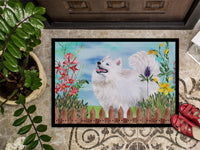 Samoyed Spring Indoor or Outdoor Mat 18x27 CK1253MAT