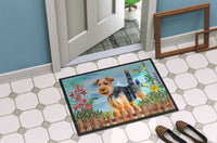 Welsh Terrier Spring Indoor or Outdoor Mat 24x36 CK1262JMAT