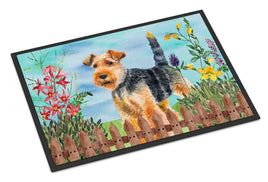 Welsh Terrier Spring Indoor or Outdoor Mat 24x36 CK1262JMAT