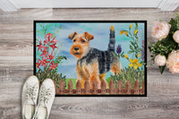 Welsh Terrier Spring Indoor or Outdoor Mat 18x27 CK1262MAT