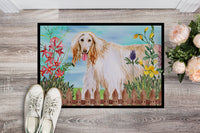 Afghan Hound Spring Indoor or Outdoor Mat 18x27 CK1264MAT