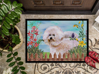 Bichon Frise #2 Spring Indoor or Outdoor Mat 18x27 CK1267MAT