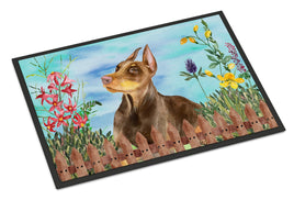 Doberman Pinscher Spring Indoor or Outdoor Mat 24x36 CK1271JMAT