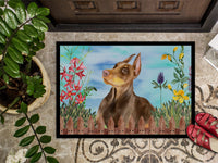 Doberman Pinscher Spring Indoor or Outdoor Mat 18x27 CK1271MAT