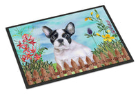 French Bulldog Black White Spring Indoor or Outdoor Mat 24x36 CK1272JMAT