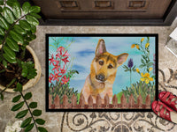 German Shepherd #2 Spring Indoor or Outdoor Mat 18x27 CK1273MAT