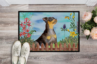 Miniature Pinscher #2 Spring Indoor or Outdoor Mat 18x27 CK1286MAT