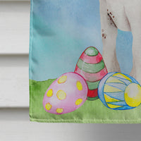 Chinese Crested Easter Bunny Flag Canvas House Size CK1380CHF