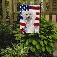 Chinese Crested Patriotic Flag Garden Size CK1387GF