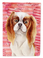 Cavalier Spaniel Love Flag Canvas House Size CK1391CHF