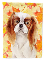 Cavalier Spaniel Fall Flag Canvas House Size CK1405CHF