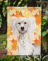 Chinese Crested Fall Flag Garden Size CK1408GF