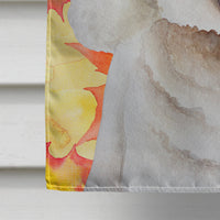 Bichon Frise Fall Flag Canvas House Size CK1409CHF