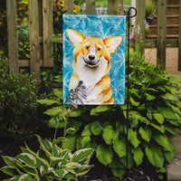 Corgi Winter Flag Garden Size CK1411GF