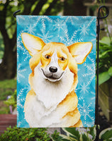 Corgi Winter Flag Garden Size CK1411GF