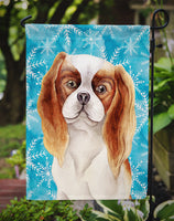 Cavalier Spaniel Winter Flag Garden Size CK1412GF