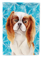 Cavalier Spaniel Winter Flag Garden Size CK1412GF