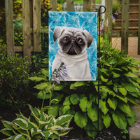 Pug Winter Flag Garden Size CK1413GF