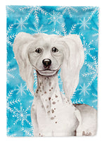 Chinese Crested Winter Flag Garden Size CK1415GF