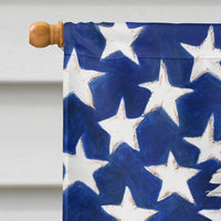 Patriotic USA Shih Tzu Flag Canvas House Size CK1715CHF