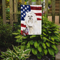 Patriotic USA Maltese Flag Garden Size CK1723GF