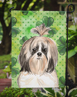 Shamrocks Shih Tzu Flag Garden Size CK1789GF