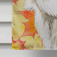 Fall Leaves Maltese Flag Canvas House Size CK1834CHF