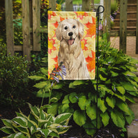 Fall Leaves Golden Retriever Flag Garden Size CK1841GF