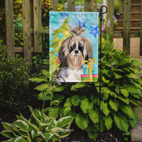 Christmas Tree Shih Tzu Flag Garden Size CK1863GF