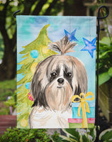 Christmas Tree Shih Tzu Flag Garden Size CK1863GF