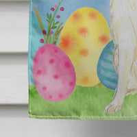 Easter Eggs White Collie Flag Canvas House Size CK1893CHF