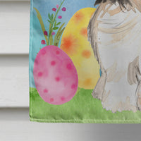 Easter Eggs Shih Tzu Flag Canvas House Size CK1900CHF