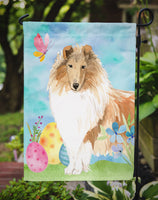 Easter Eggs Rough Collie Flag Garden Size CK1904GF