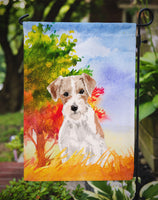 Jack Russell Terrier Fall Flag Garden Size CK1928GF