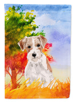 Jack Russell Terrier Fall Flag Garden Size CK1928GF