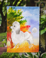 Fall Poodle Flag Garden Size CK1929GF