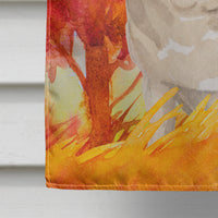 Fall Fawn Pug Flag Canvas House Size CK1934CHF