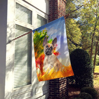 Fall Fawn French Bulldog Flag Canvas House Size CK1943CHF