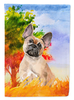 Fall Fawn French Bulldog Flag Canvas House Size CK1943CHF