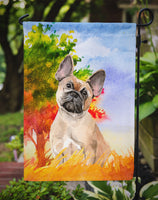 Fall Fawn French Bulldog Flag Garden Size CK1943GF