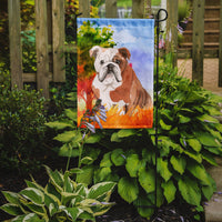 Fall English Bulldog Flag Garden Size CK1944GF