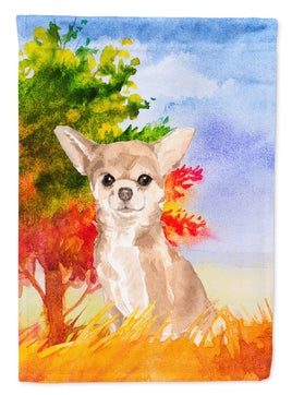 Fall Chihuahua Flag Canvas House Size CK1948CHF