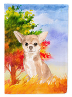 Fall Chihuahua Flag Garden Size CK1948GF