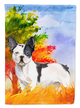 Fall French Bulldog Flag Canvas House Size CK1956CHF